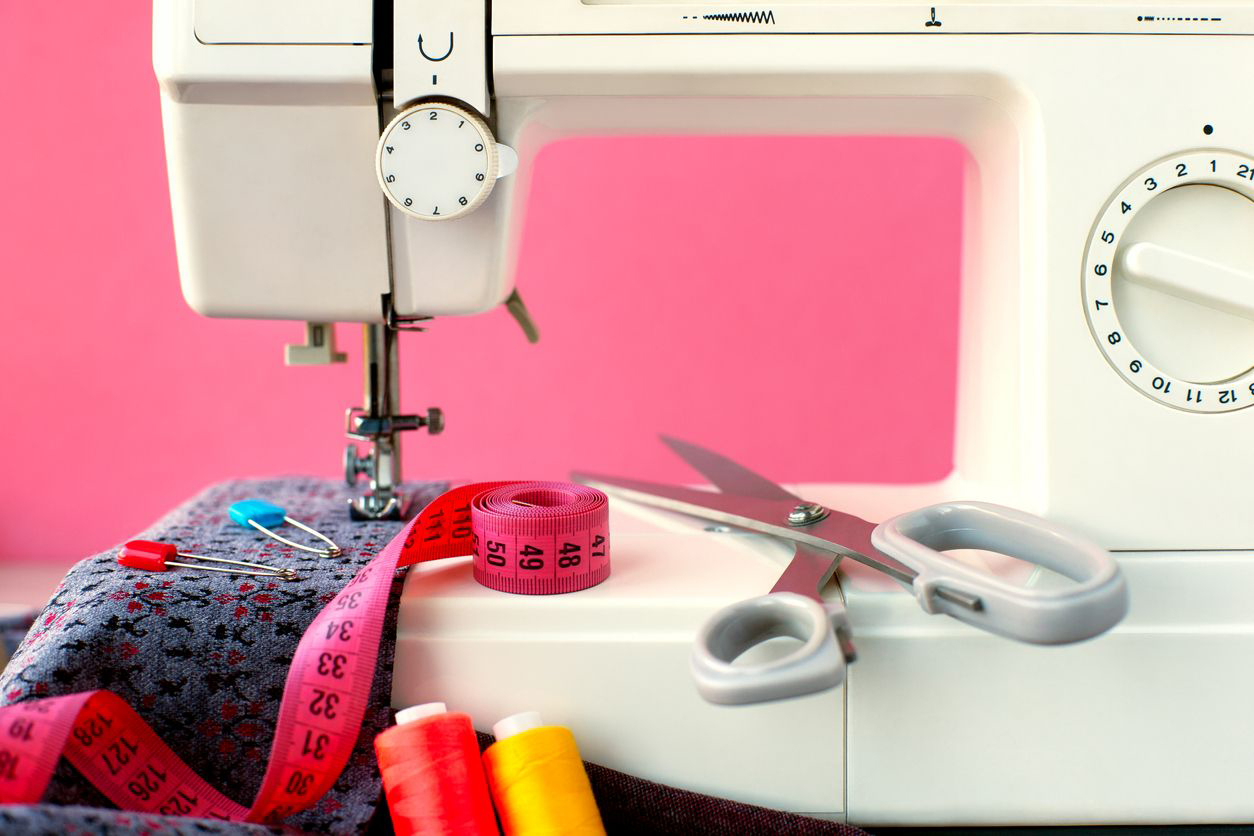 A sewing machine