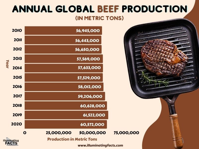 Annual Global Beef Production