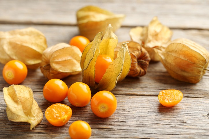 Cape Gooseberries on a table