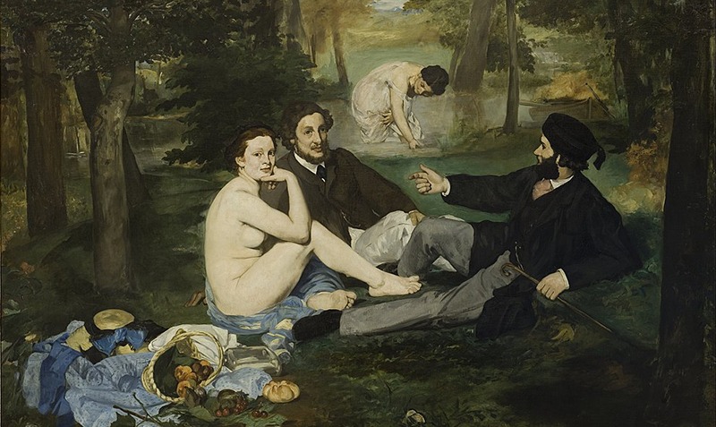 Edouard Manet’s The Luncheon on the Grass, 1863