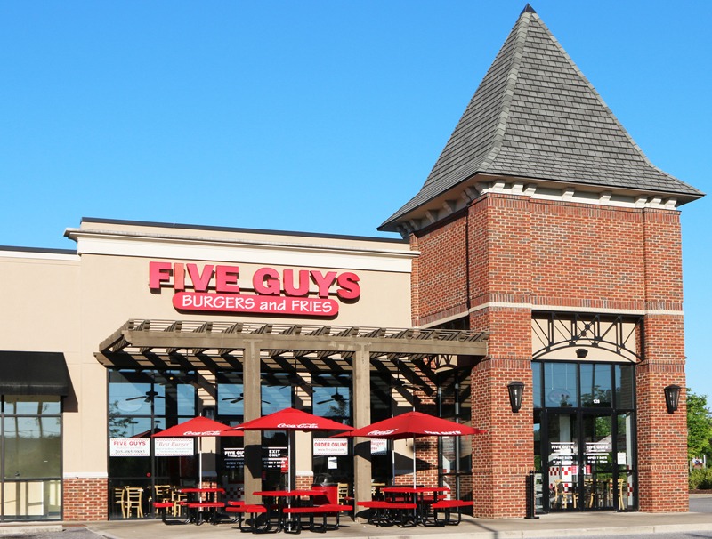 Five Guys restaurant in Tennessee