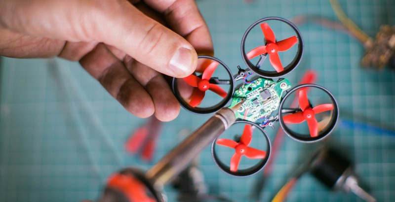 Fixing and assembly of multicopter
