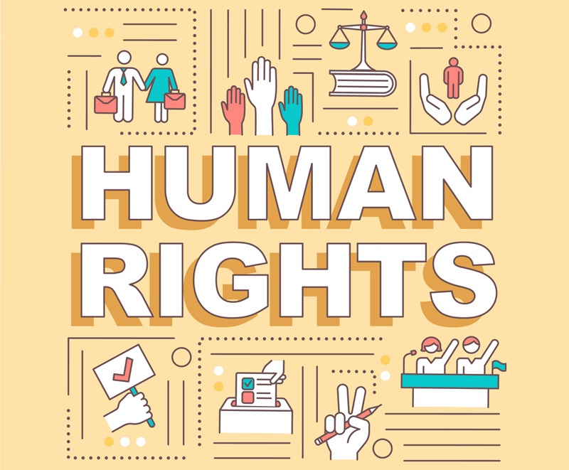 graphic illustration of human rights