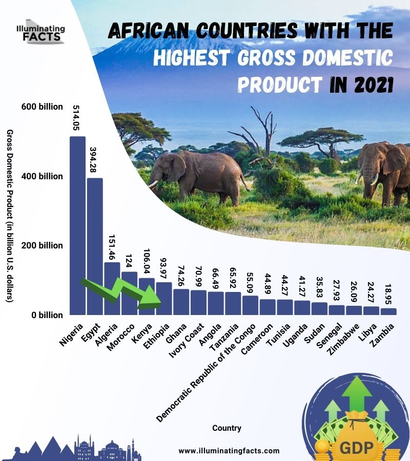 African Countries with the Highest Gross Domestic Product in 2021 (1)