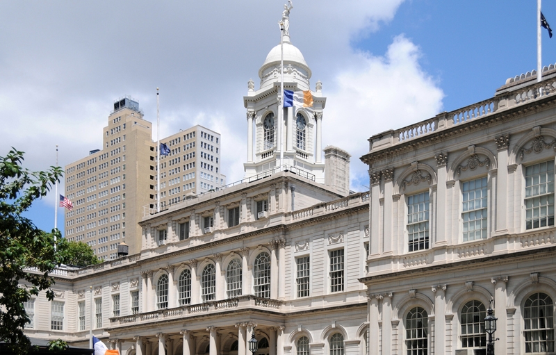 An image of the New York City Hall
