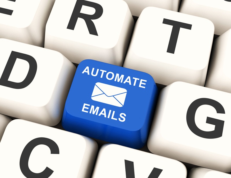 Automate email on a blue key