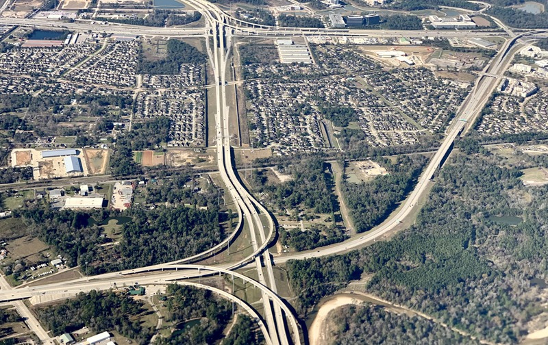 Houston aerial photo