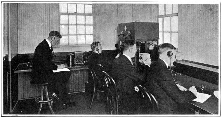 KDKA transmission in 1921