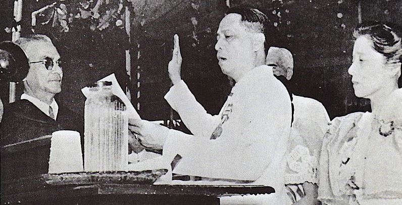 Roxas, inauguration in 1946