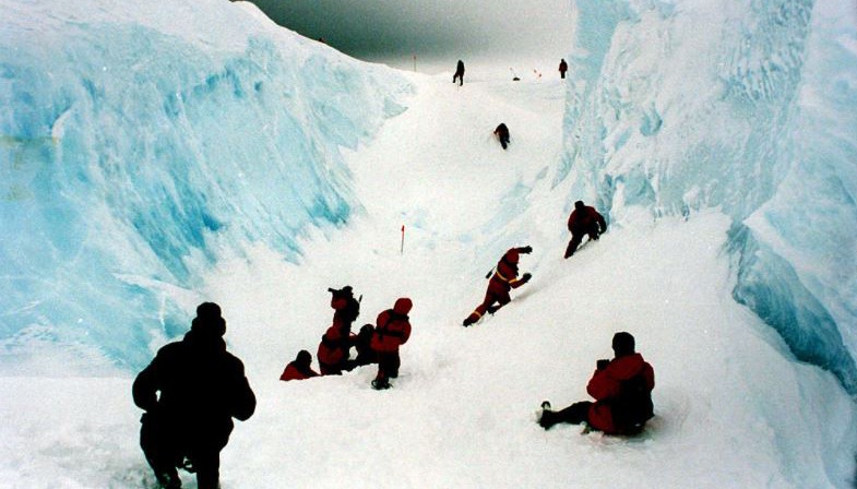 The Ross ice Shelf in 2001