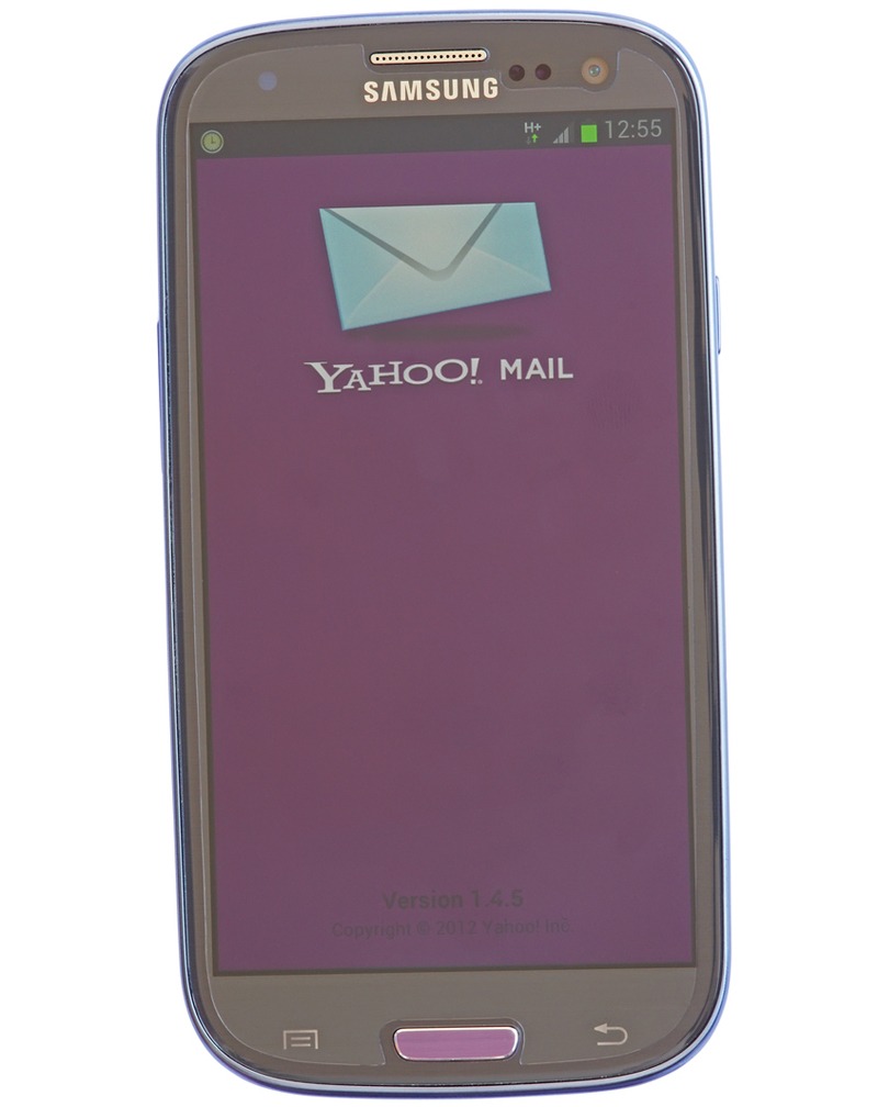 Yahoo Mail on a cellular device