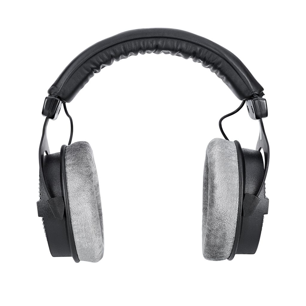 black over-ear headphones