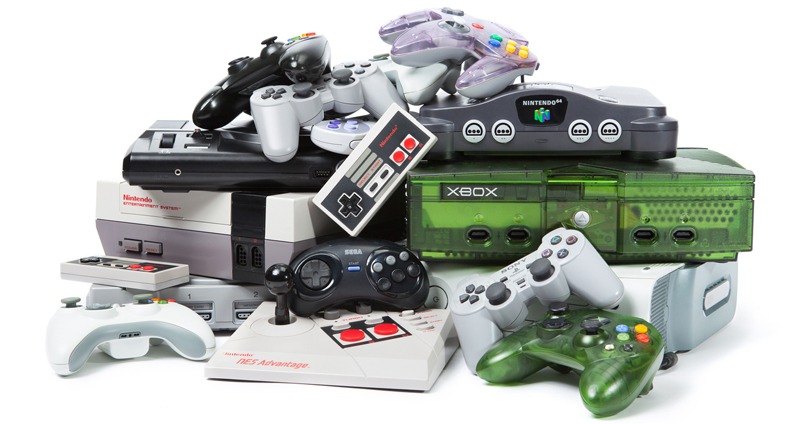 different video game consoles