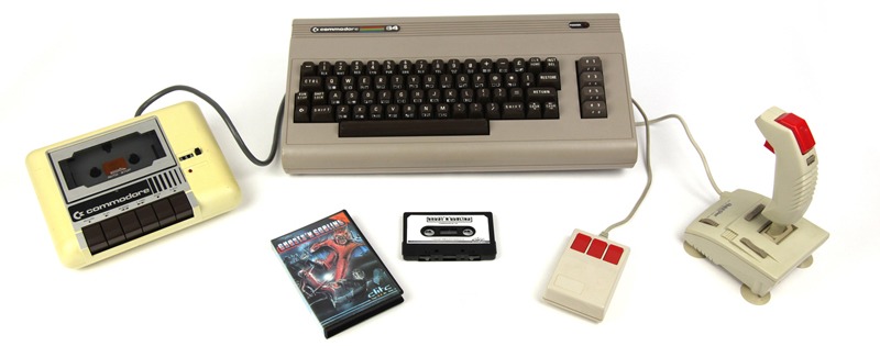 the Commodore 64 complete home setup