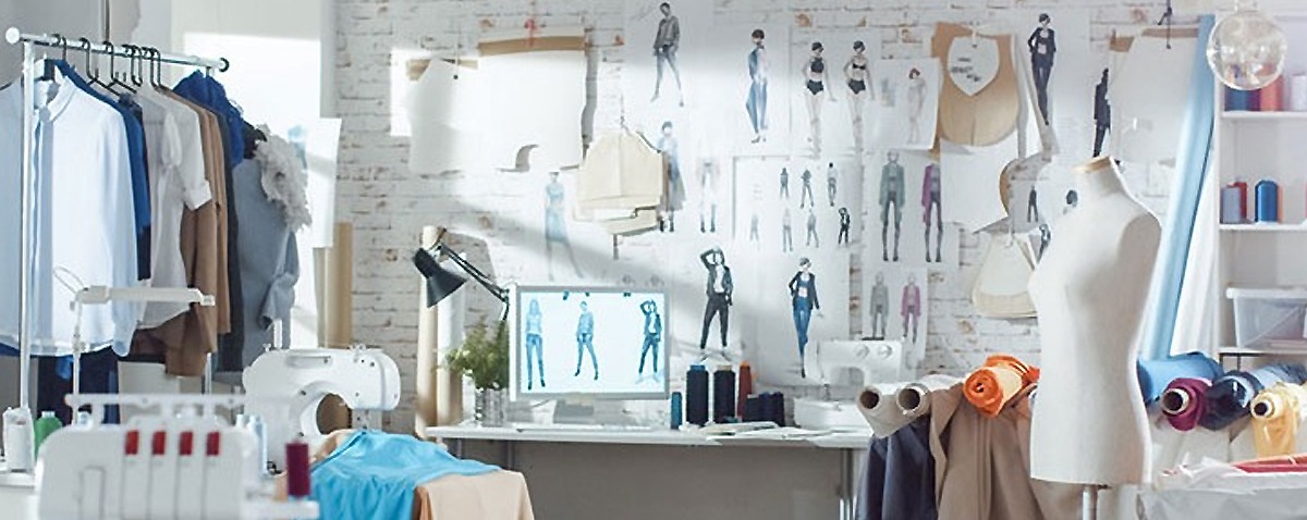 A fashion design studio