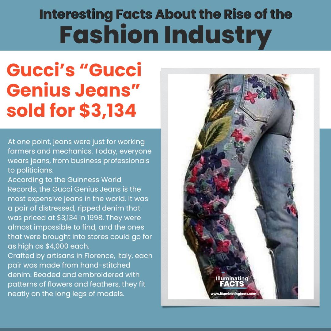 Gucci’s “Gucci Genius Jeans” sold for $3,134