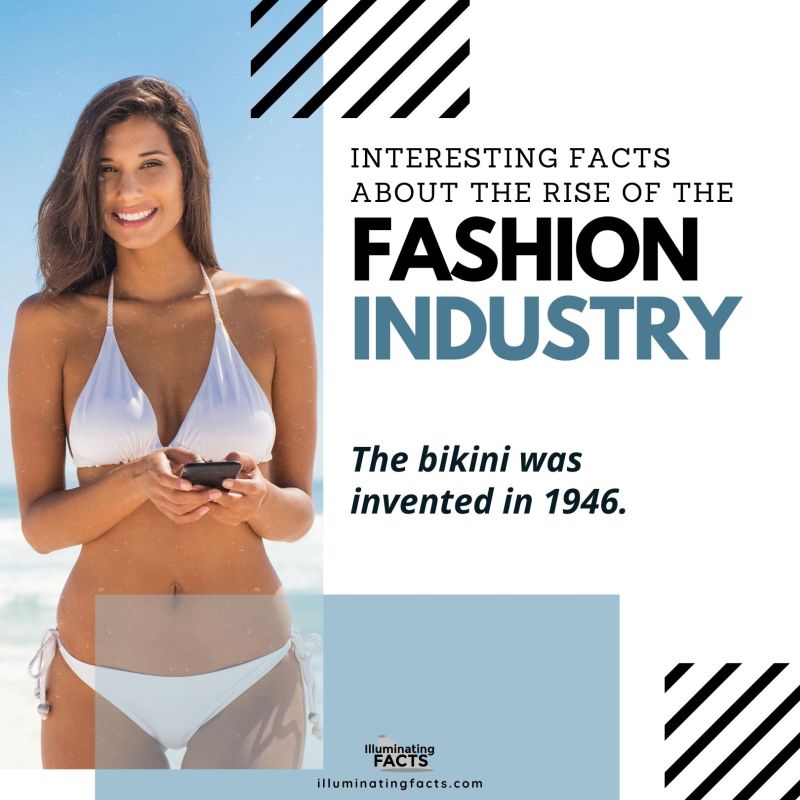 The bikini was invented in 1946