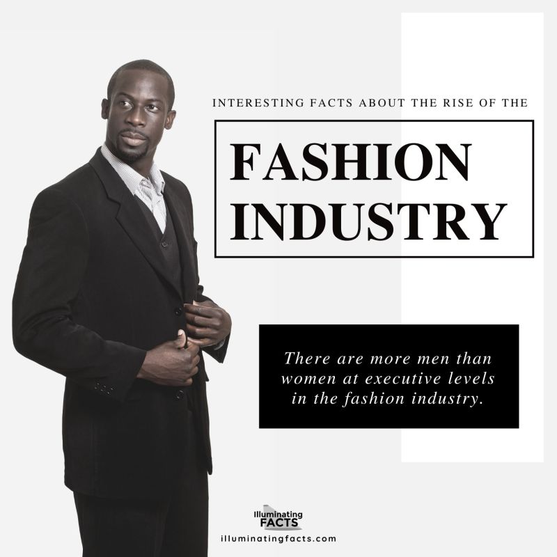There are more men than women at executive levels in the fashion industry