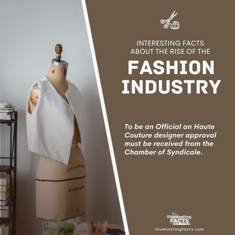 To be an Official an Haute Couture designer approval must be received from the Chamber of Syndicale
