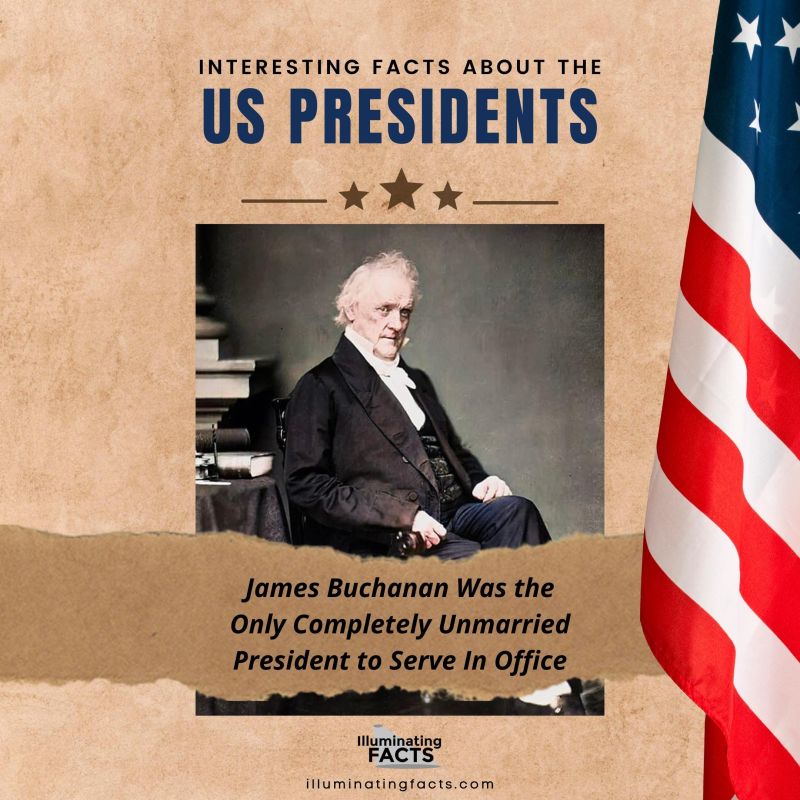 interesting facts about US presidents James Buchanan