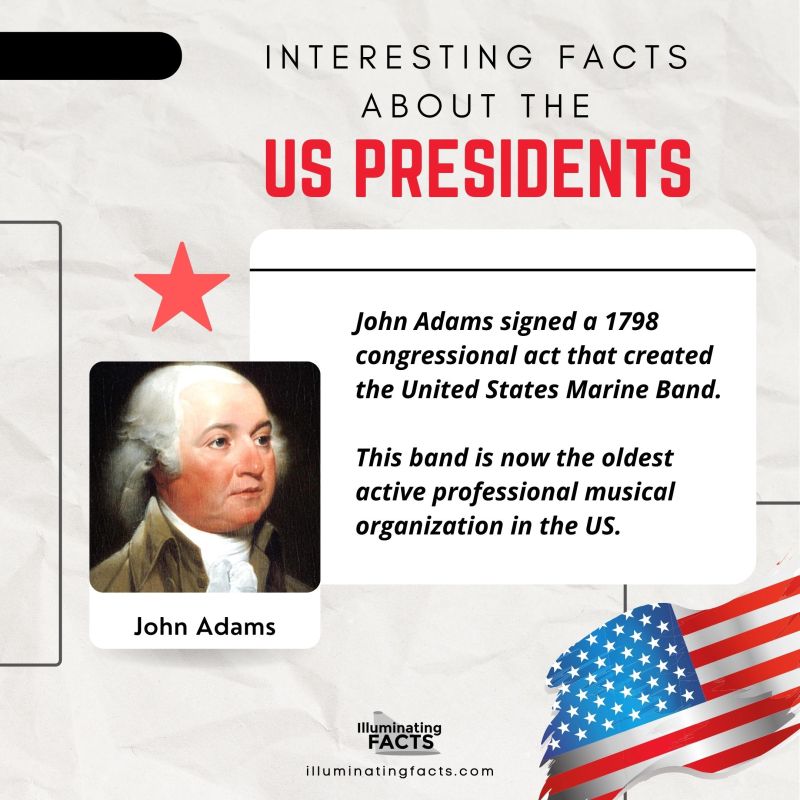 interesting facts about US presidents john adams