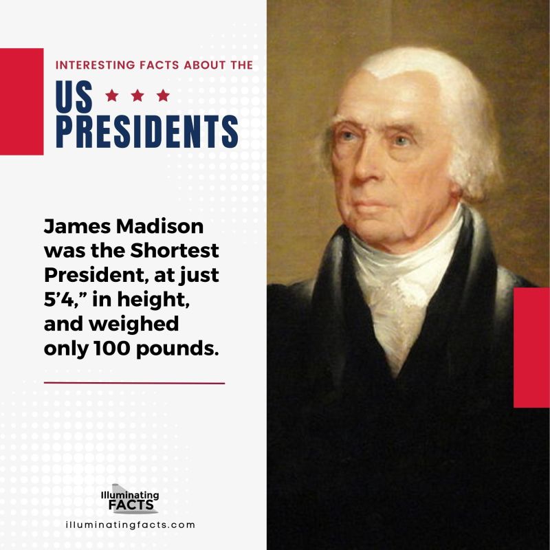interesting facts about US presidents James Madison