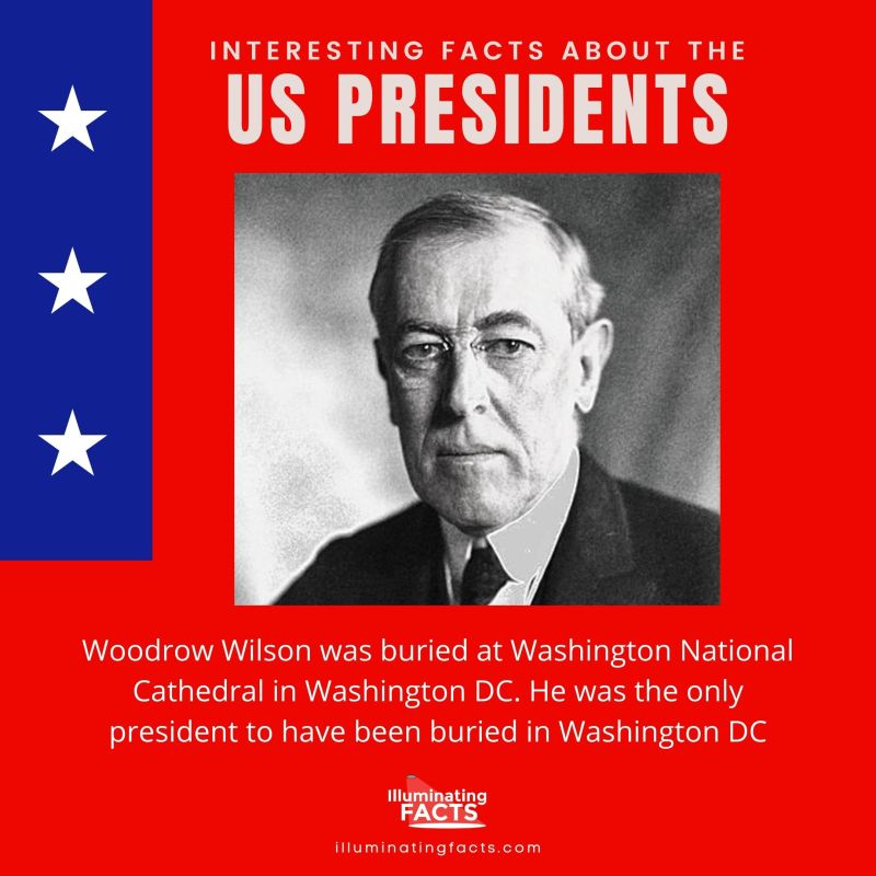 interesting facts about US presidents Woodrow Wilson