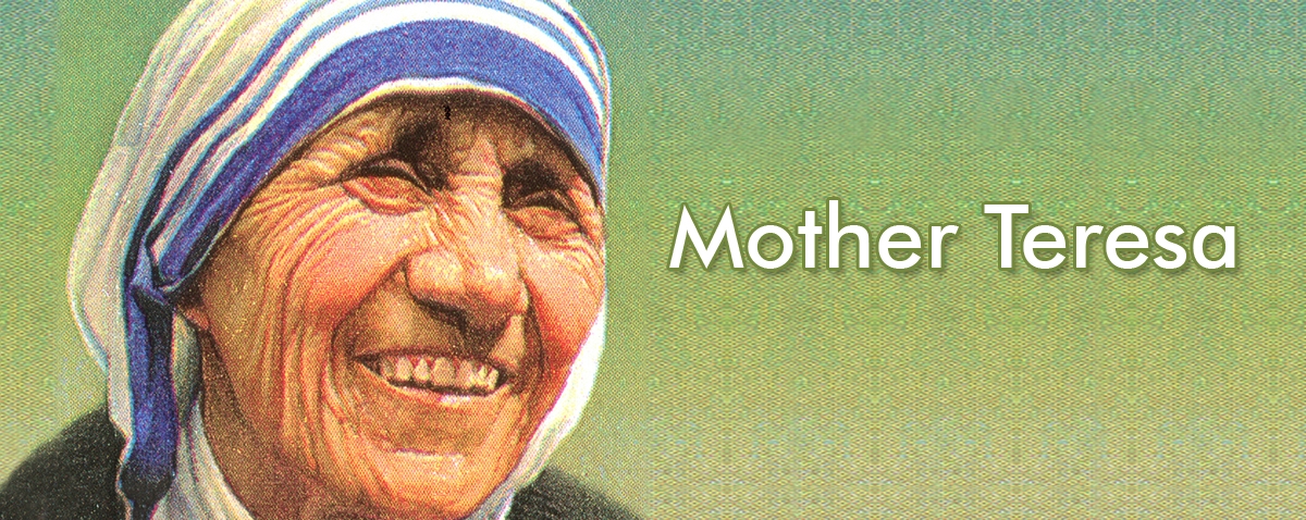 A mother Teresa postage stamp of the USA
