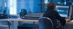 Audio production room