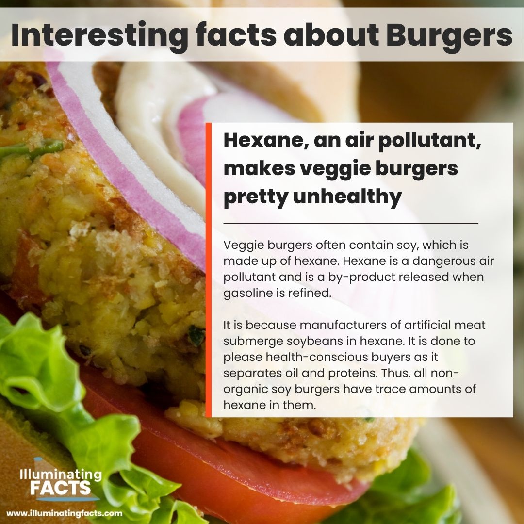 Hexane, an air pollutant, makes veggie burgers pretty unhealthy