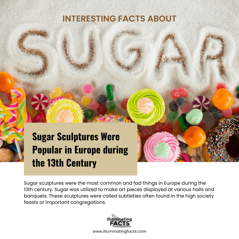 Sugar Sculptures Were Popular in Europe during the 13th Century 