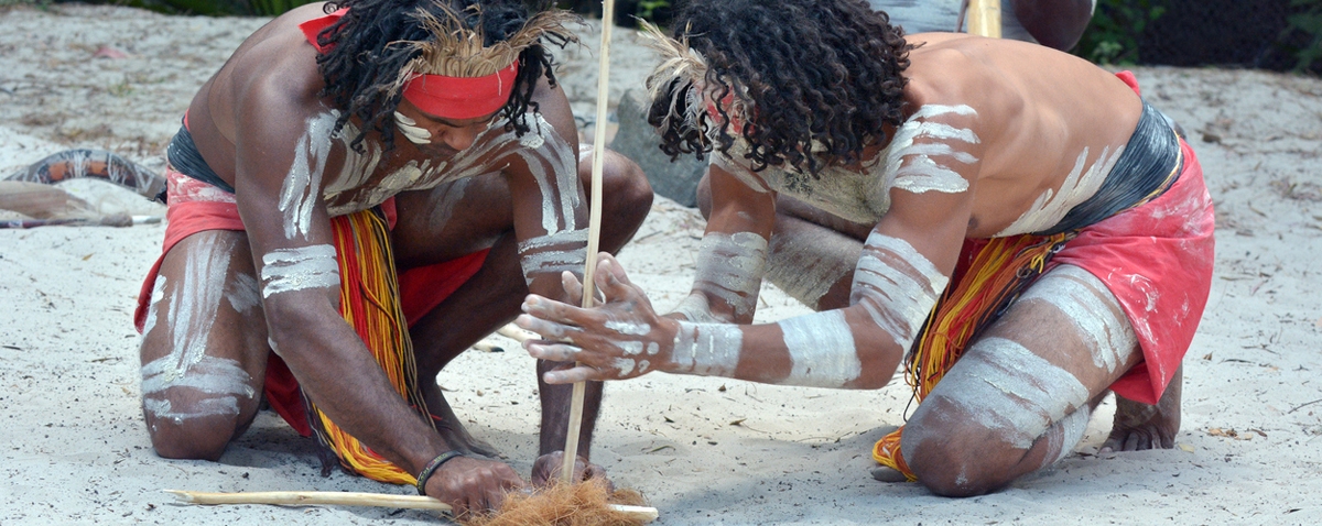 an Aboriginal culture show in Australia