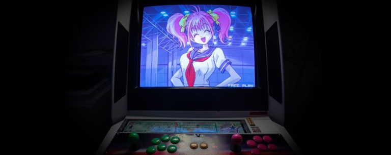 anime-game-on-an-arcade-machine