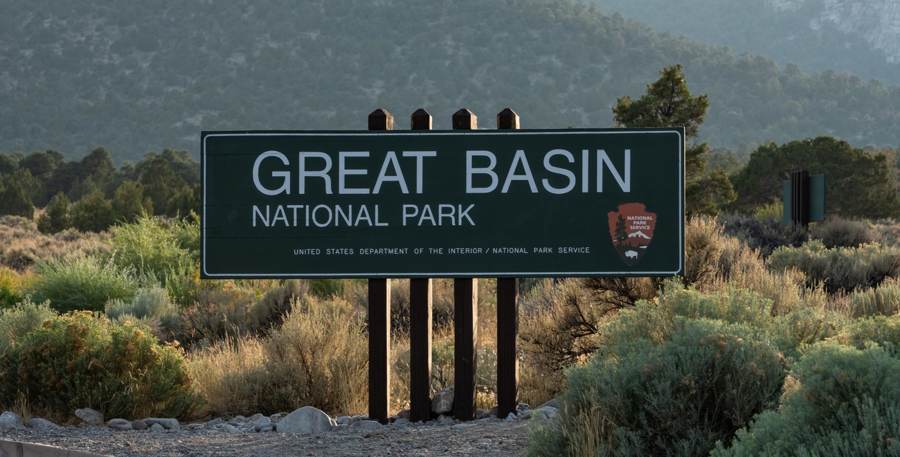 Great Basin Welcome Sign