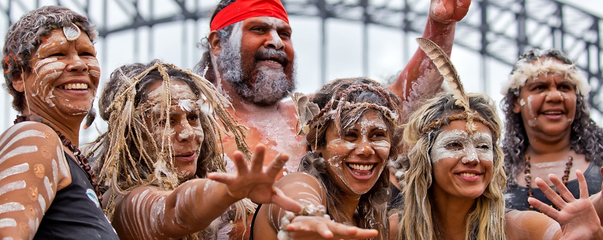 Indigenous dancers at Homeground indigenous Festival in Sydney