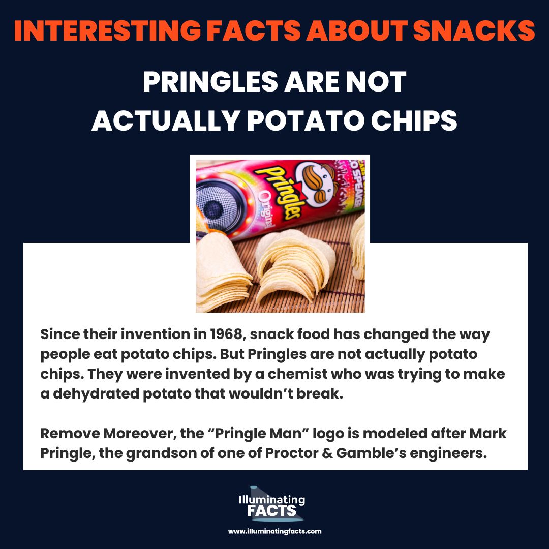 Pringles are Not Actually Potato Chips