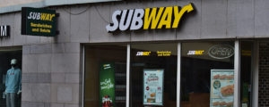 Subway fast-food restaurant branch in Esslingen downtown