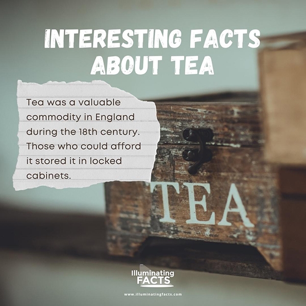 Tea was kept in a Locked Chest in the 18th Century