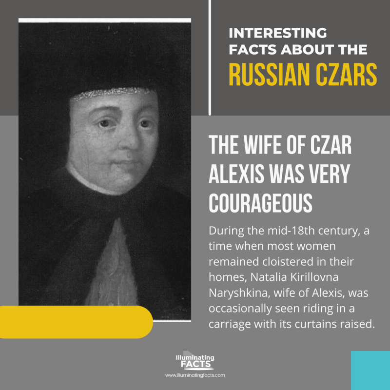 The Wife of Czar Alexis was Very Courageous