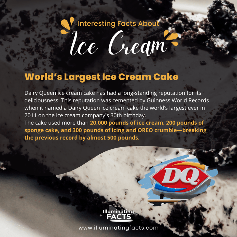 World’s Largest Ice Cream Cake
