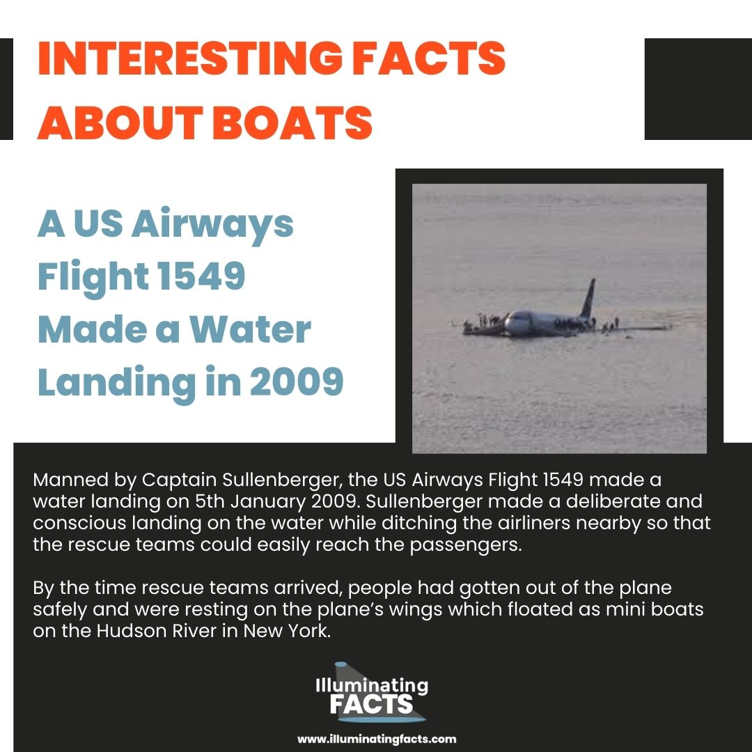 A US Airways Flight 1549 Made a Water Landing in 2009