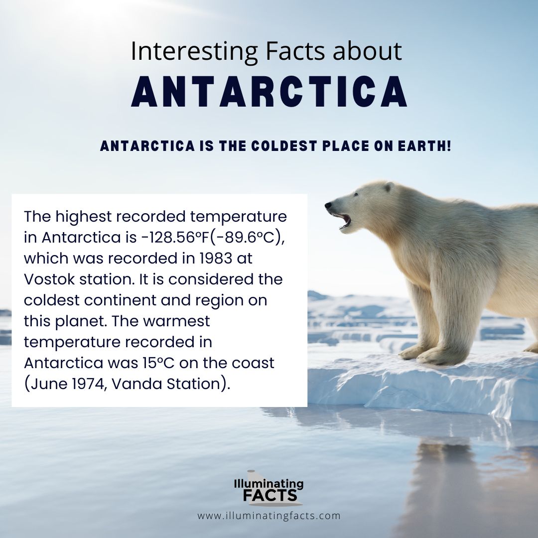 Antarctica is the Coldest Place on Earth!