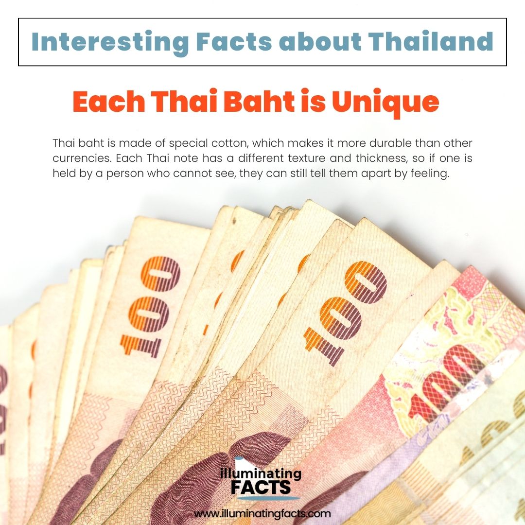 Each Thai Baht is Unique