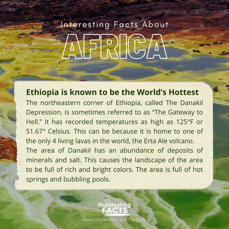Ethiopia is known to be the World’s Hottest
