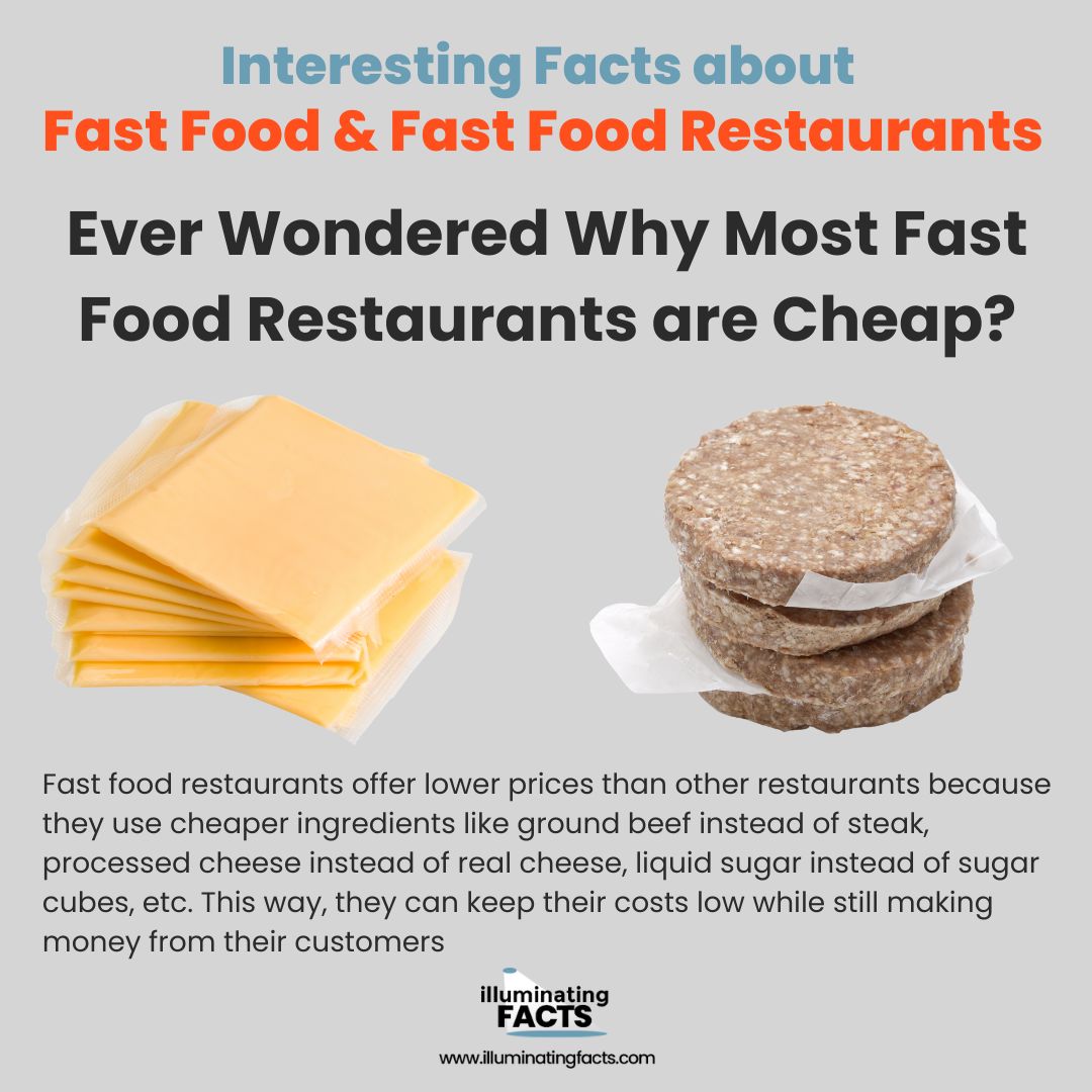 Ever Wondered Why Most Fast Food Restaurants are Cheap