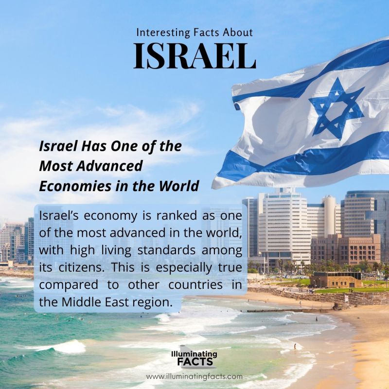 Israel Has One of the Most Advanced Economies in the World