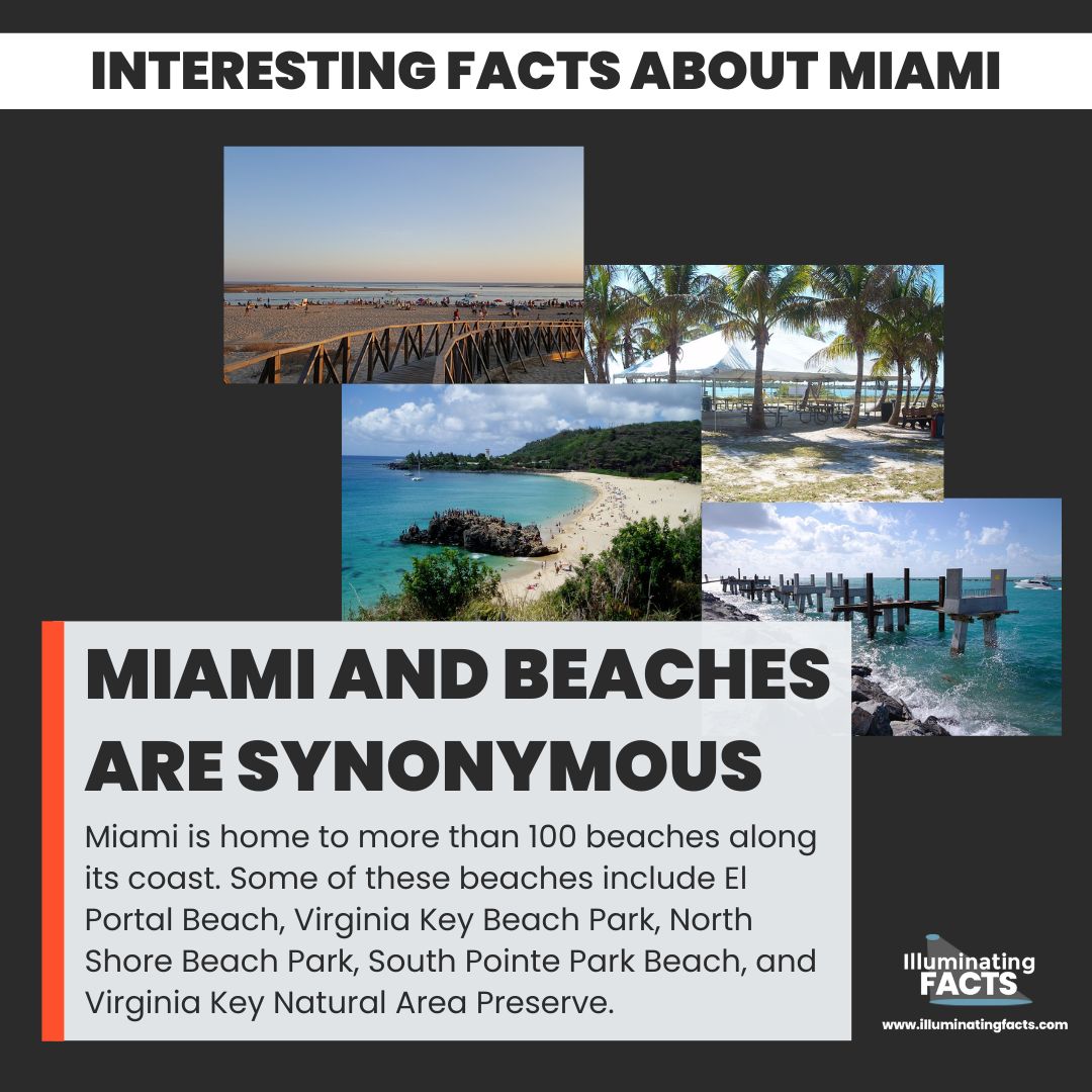Miami and Beaches are Synonymous