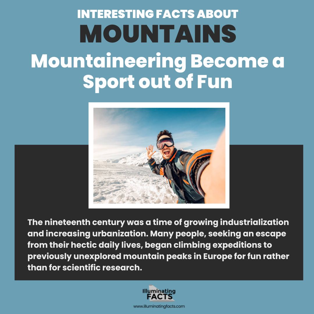 Mountaineering Become a Sport out of Fun