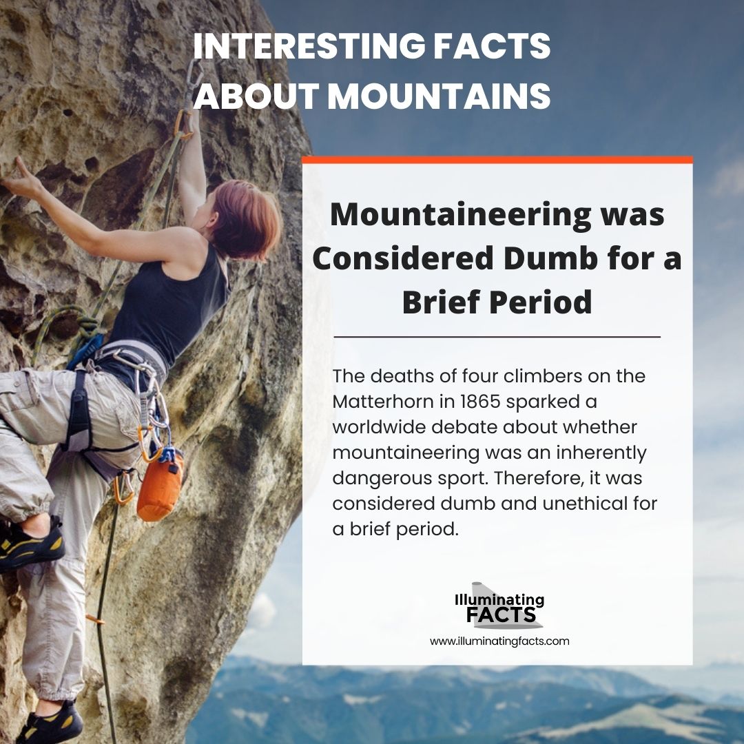 Mountaineering was Considered Dumb for a Brief Period