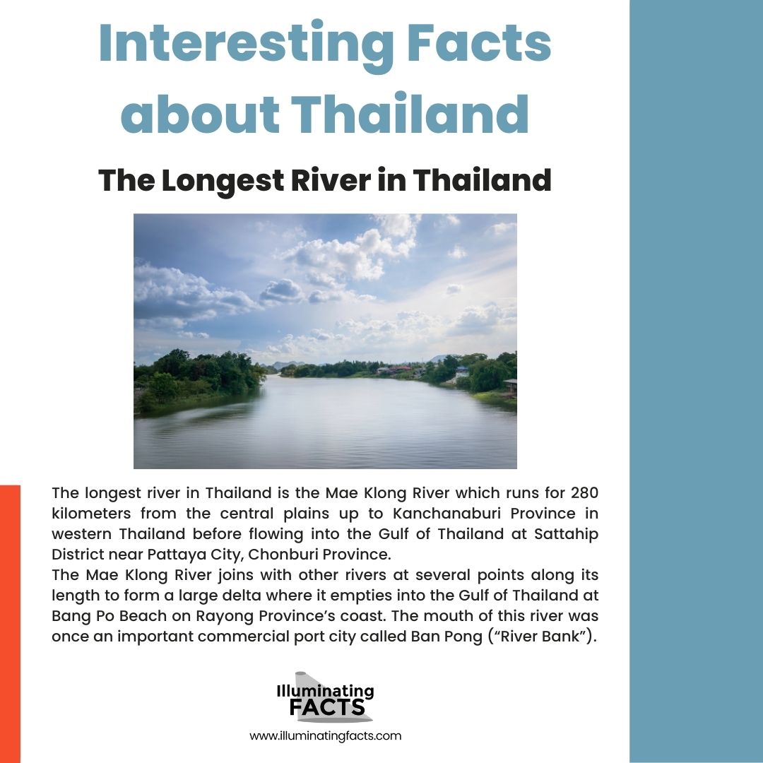 The Longest River in Thailand